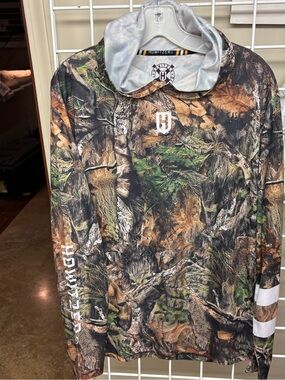 Howitzer Clothing Mens Battle Performance Jersey/Hoodie T-Large Camo Amazing